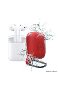 Airpods Housse Etanche Et Antichoc CaseProof Couleur: Rouge