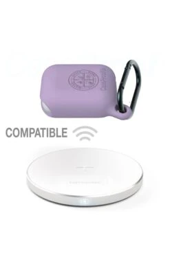 Airpods Housse Etanche Et Antichoc CaseProof Couleur: Mauve -Borcelle Store airpods etui de protection etanche en silicone mauve 8