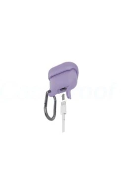 Airpods Housse Etanche Et Antichoc CaseProof Couleur: Mauve -Borcelle Store airpods etui de protection etanche en silicone mauve 9