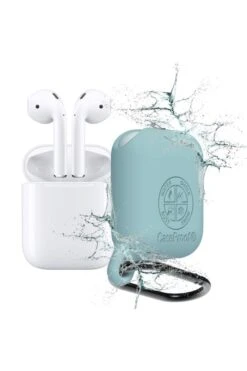Airpods Housse Etanche Et Antichoc CaseProof Couleur: Bleu Celadon