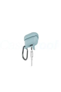 Airpods Housse Etanche Et Antichoc CaseProof Couleur: Bleu Celadon -Borcelle Store airpods housse de protection etanche en silicone bleu celadon 9