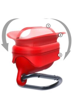 Airpods Pro Etui Etanche Et Antichoc CaseProof Couleur: Rouge -Borcelle Store airpods pro etui de protection etanche antichoc en silicone rouge 5