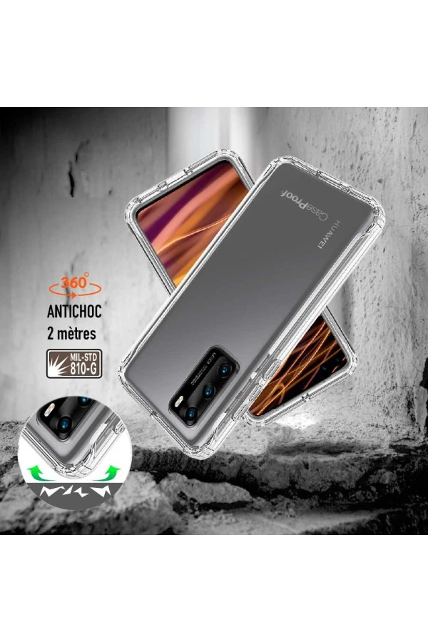 Huawei P40- Protection 360° Anti-Choc - Transparent Série SHOCK 9 Huawei P40- Protection 360° Anti-Choc - Transparent Série SHOCK - Image 7