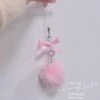 Cream Pink Bow Plushie Phone Charm 2 Cream Pink Bow Plushie Phone Charm -Borcelle Store img 0249 scaled 1
