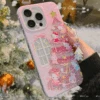 Kitty Pink Christmas Tree Phone Case -Borcelle Store img 0419