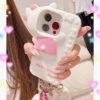‘Little Kitty Seeing U’ Soft Phone Case -Borcelle Store img 0915