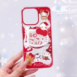Kitty Snow Day MagSafe Phone Case