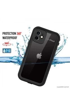 IPhone 12 Mini- Coque Etanche Et Antichoc - Série WATERPROOF -Borcelle Store iphone 12 mini coque etanche et antichoc serie waterproof 3