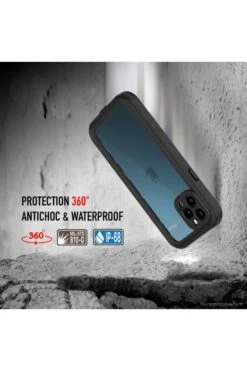 IPhone 12 Pro - Coque Etanche Et Antichoc - Série WATERPROOF -Borcelle Store iphone 12 pro coque etanche et antichoc serie waterproof 3
