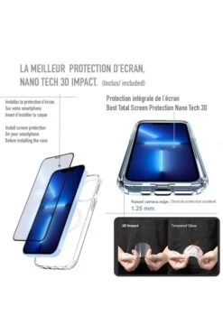 IPhone 13 Mini- Protection 360° AntiChoc - Transparent Magsafe Série SHOCK 24 IPhone 13 Mini- Protection 360° AntiChoc - Transparent Magsafe Série SHOCK -Borcelle Store iphone 13 mini protection 360 antichoc transparent magsafe serie shock 9