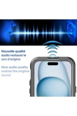 IPhone 15 - Coque Etanche Et Antichoc - Compatible Magsafe -Borcelle Store iphone 15 coque etanche et antichoc compatible magsafe 8