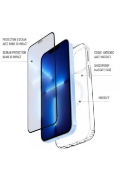 IPhone 15 Plus - Protection 360° AntiChoc - Magsafe Série SHOCK -Borcelle Store iphone 15 plus protection 360 antichoc magsafe serie shock 6