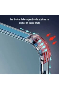 IPhone 15 Pro Max - Protection 360° AntiChoc - Magsafe Série SHOCK -Borcelle Store iphone 15 pro max protection 360 antichoc magsafe serie shock 6