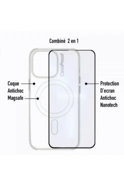 IPhone 15 Pro - Protection 360° AntiChoc - Magsafe Série SHOCK -Borcelle Store iphone 15 pro protection 360 antichoc magsafe serie shock 8