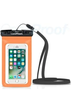 Pochette étanche 20m Pour Smartphone Orange