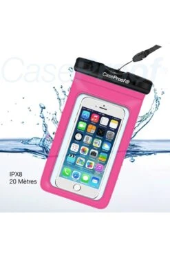 Pochette étanche 20m Pour Smartphone Rose
