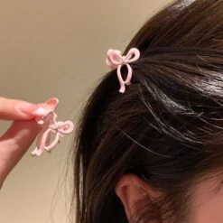 Mini Ribbon Metal Hairclips