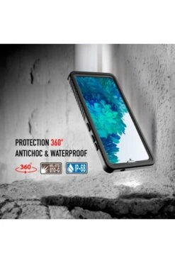 Samsung Galaxy S 20 FE 5G/4G - Coque Etanche & Antichoc - Série WATERPROOF -Borcelle Store samsung galaxy s 20 fe 5g4g coque etanche antichoc serie waterproof 3