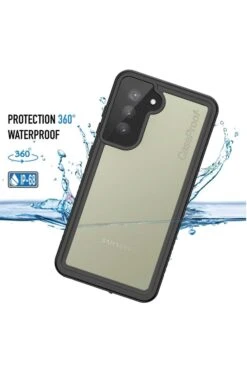 Samsung Galaxy S 21 FE 5G - Coque Etanche & Antichoc - Série WATERPROOF -Borcelle Store samsung galaxy s 21 fe 5g coque etanche antichoc serie waterproof 3