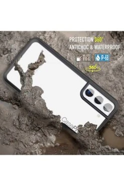 Samsung GalaxyS22 5G - Coque Etanche & Antichoc - Série WATERPROOF -Borcelle Store samsung galaxy s22 5g coque etanche antichoc serie waterproof 4