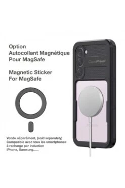 Samsung Galaxy S23 Plus- Coque Etanche & Antichoc - Série WATERPROOF -Borcelle Store samsung galaxy s23 plus coque etanche antichoc serie waterproof 5