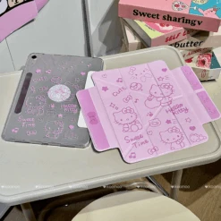 Sweet Time Kitty IPad Double Case